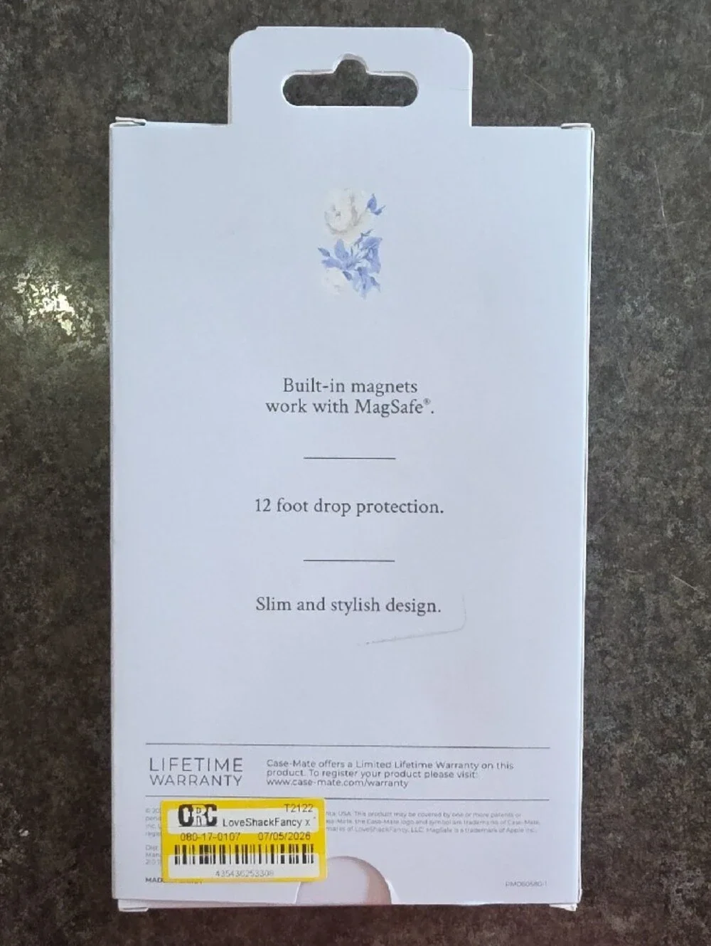 LoveShackFancy Light Blue Floral iPhone Case